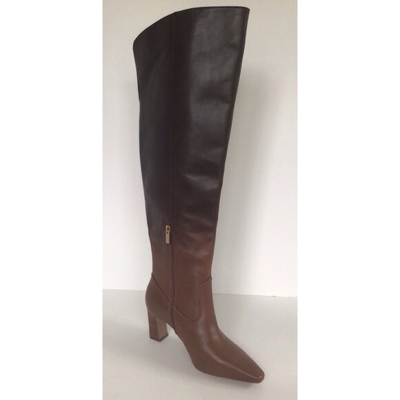 Vince Camuto Shoes - NEW VINCE CAMUTO Shalie4 Over the Knee Ombre Brown Leather Boots (Size 8 W XC)